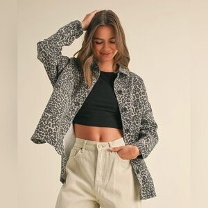 Alice & Wonder Liam Stretch Shacket